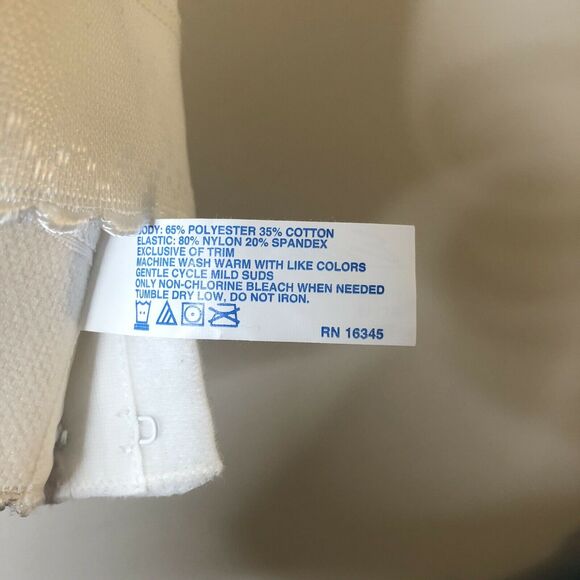 Exquisite Form #7532 Longline Bra White Size 44D - Picture 7 of 7